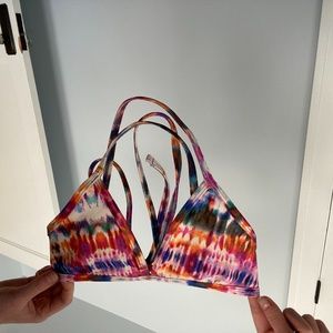 tie dye JOLYN bikini top